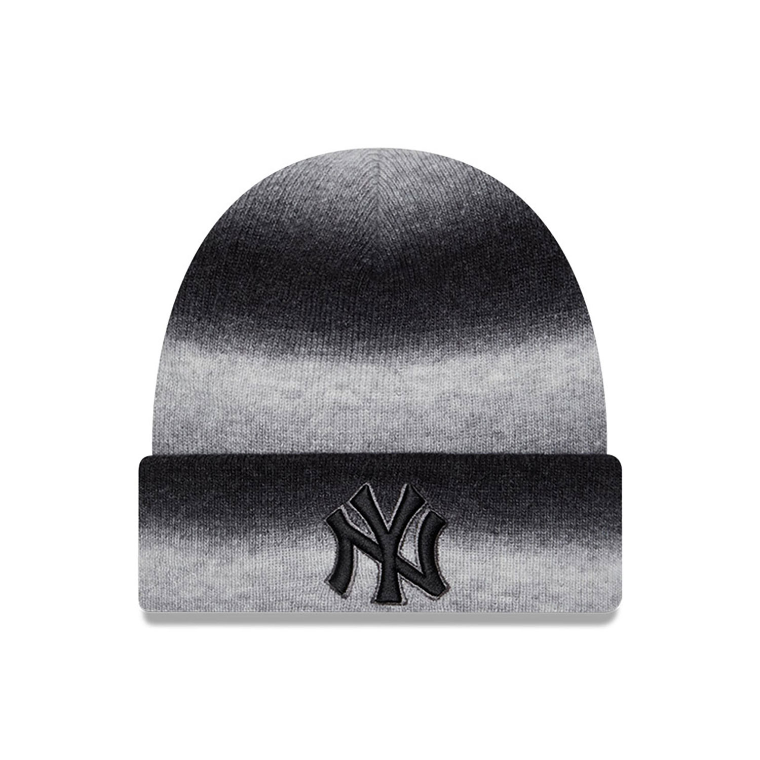 New York Yankees Space Dye Black Cuff Knit Beanie Hat