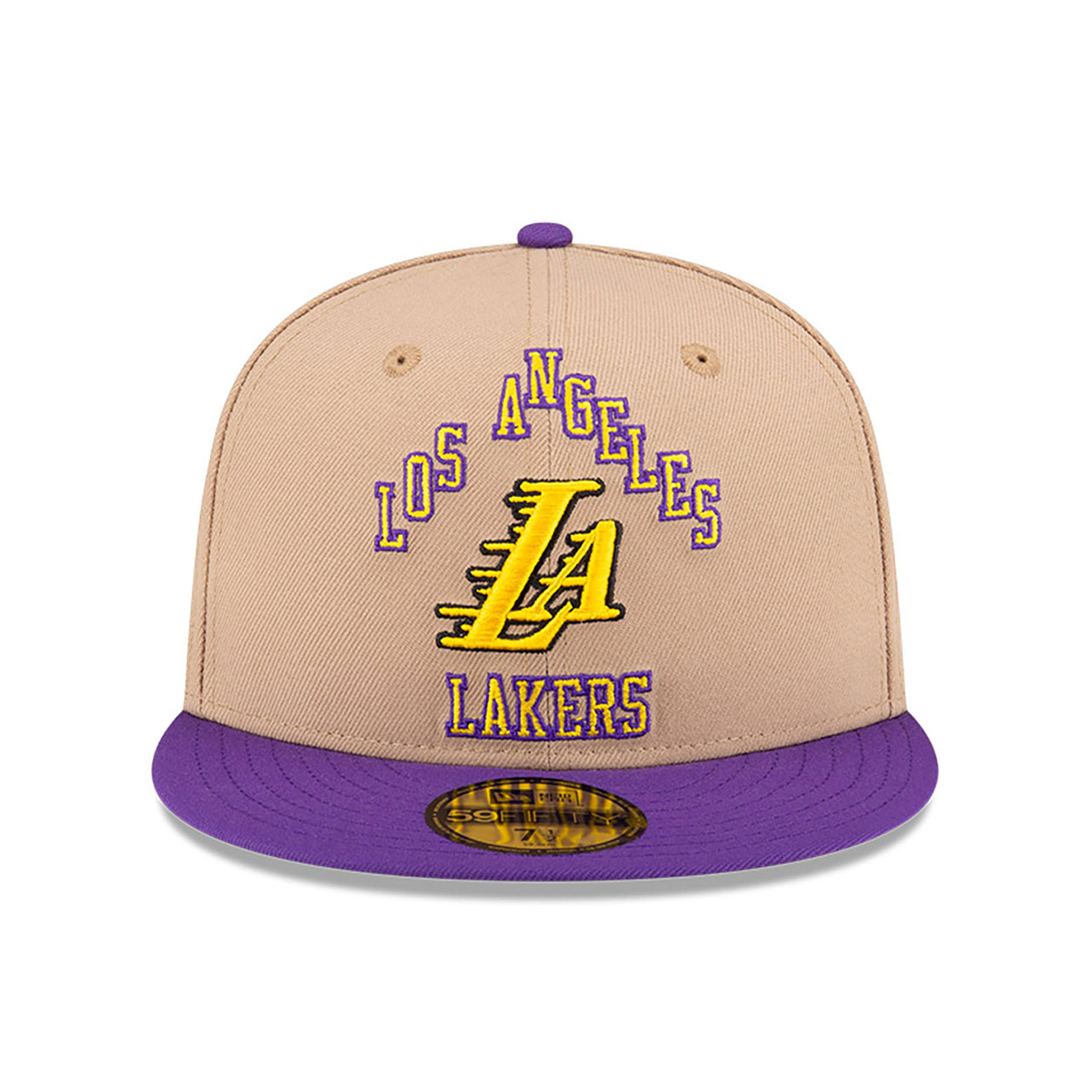 LA Lakers NBA City Edition Beige 59FIFTY Fitted Cap