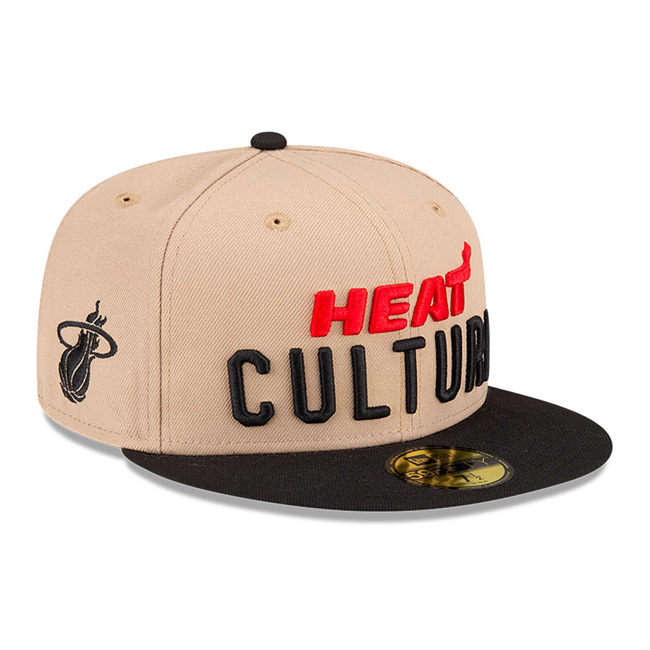 Miami Heat NBA City Edition Beige 59FIFTY Fitted Cap