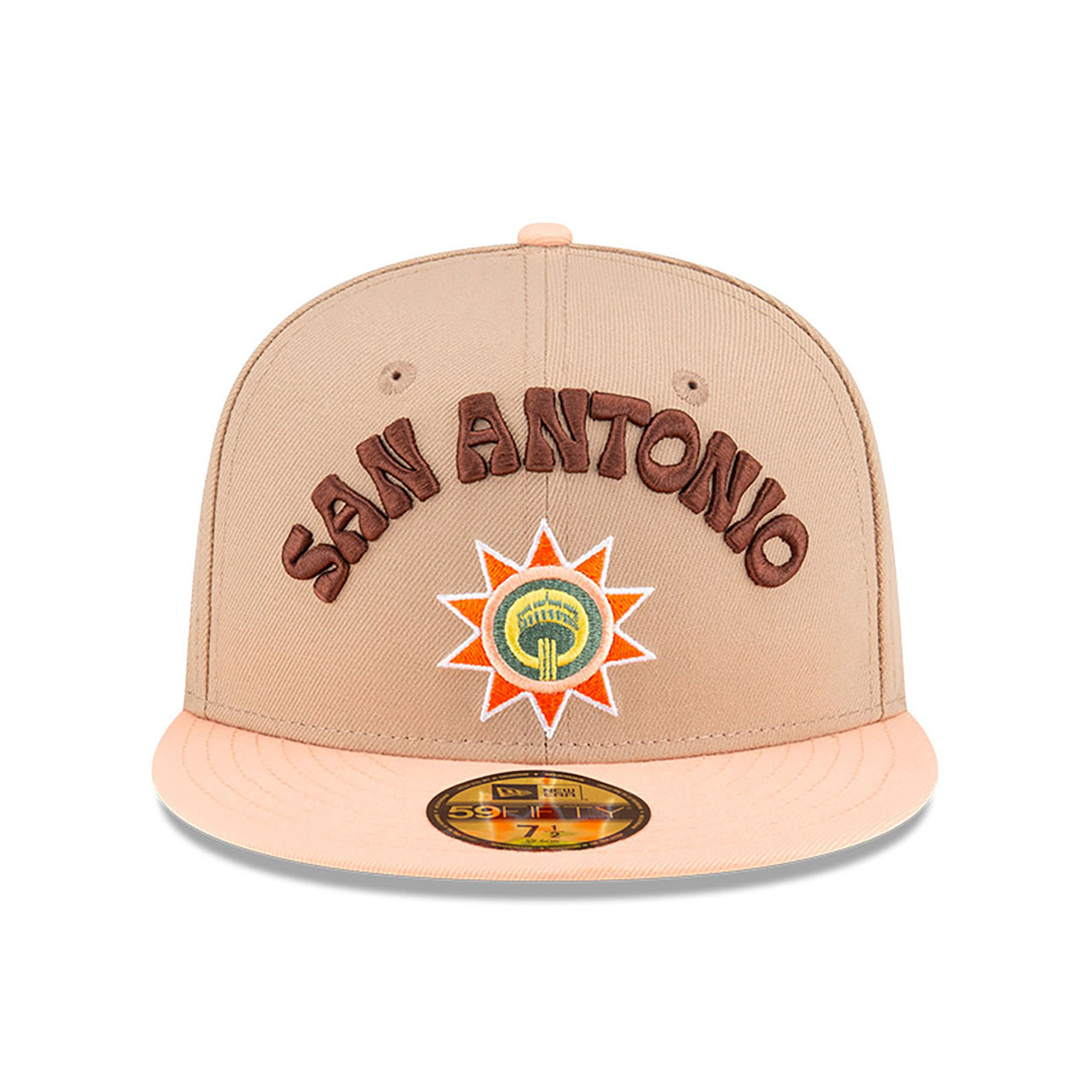 San Antonio Spurs NBA City Edition Beige 59FIFTY Fitted Cap