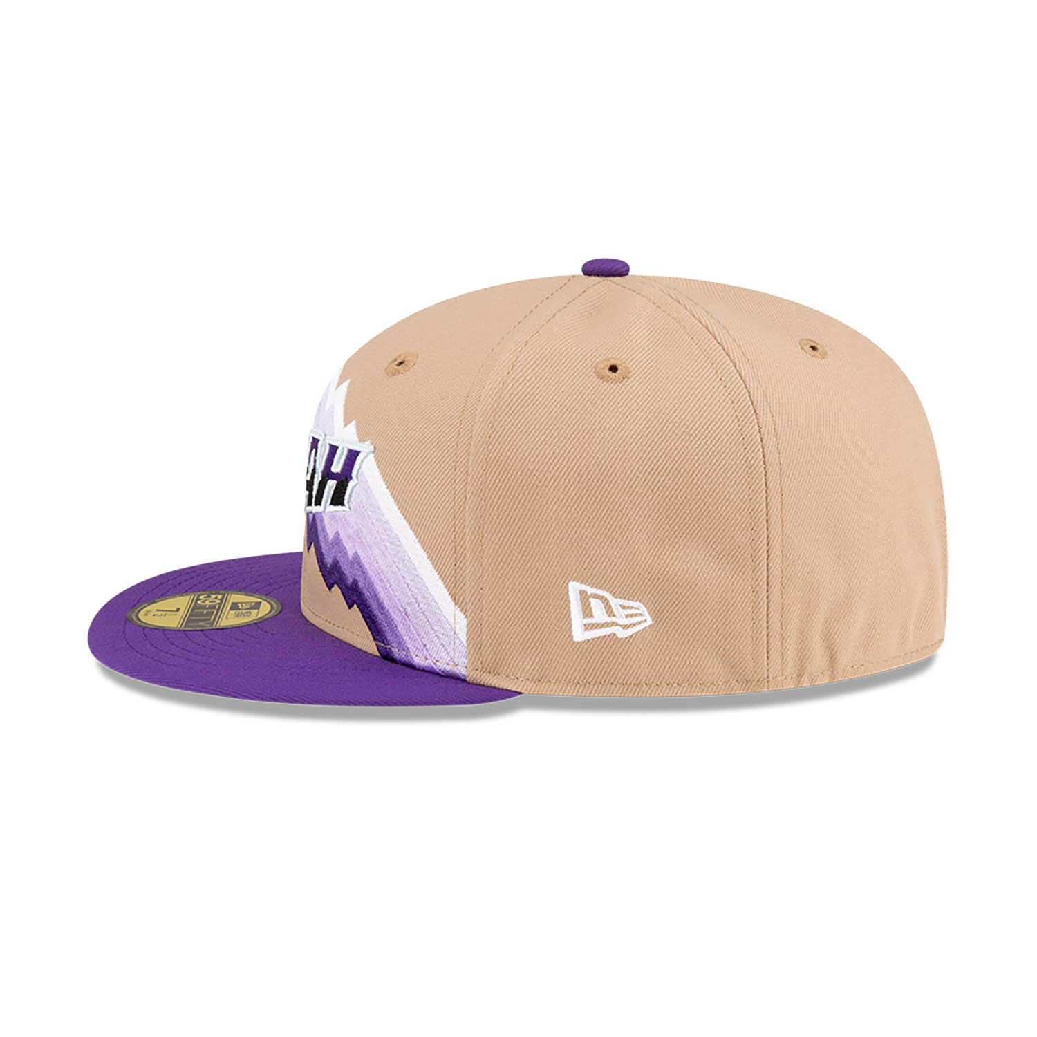 Utah Jazz NBA City Edition Beige 59FIFTY Fitted Cap