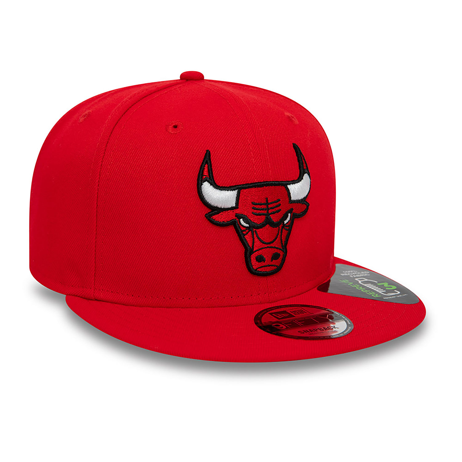 Chicago Bulls NBA Repreve Red 9FIFTY Snapback Cap