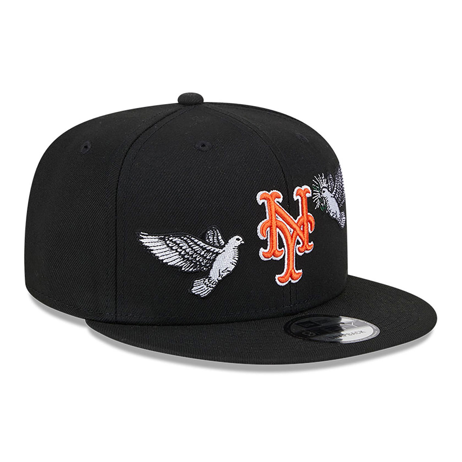 New York Mets Peace Black 9FIFTY Snapback Cap