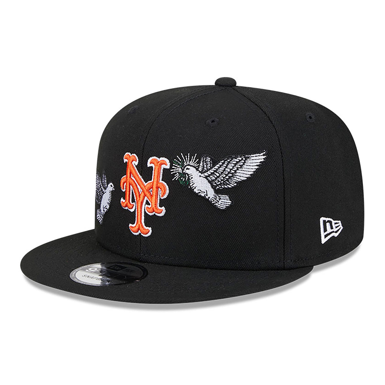 New York Mets Peace Black 9FIFTY Snapback Cap