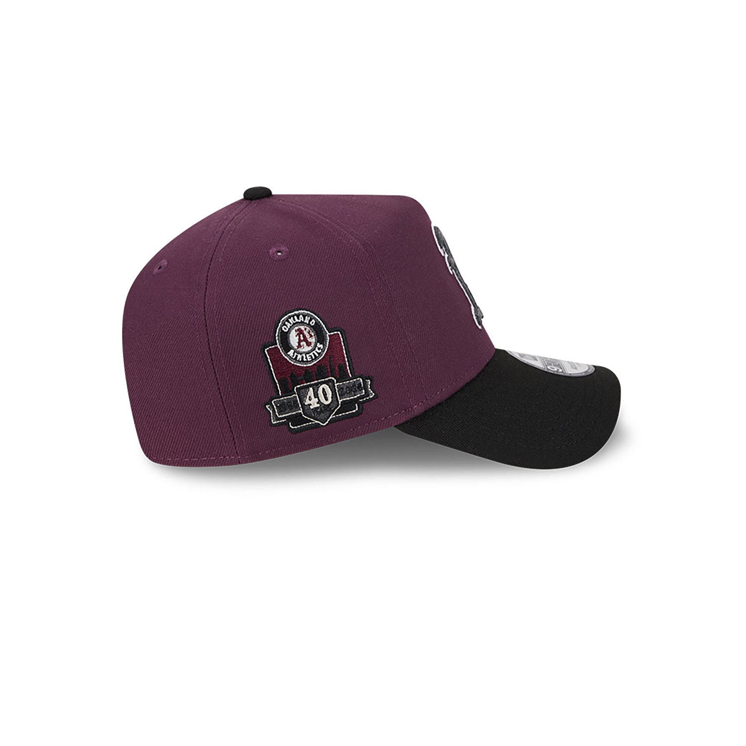 Oakland Athletics Two-Tone Dark Purple 9FORTY A-Frame Adjustable Cap