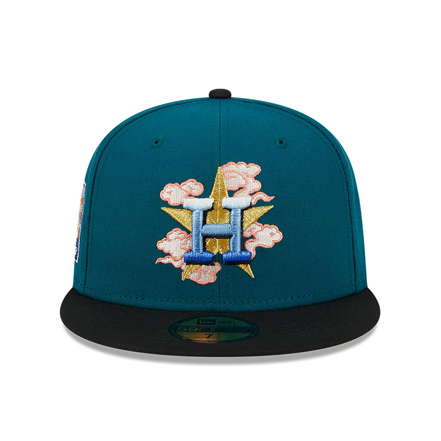 Houston Astros Cloud Spiral Dark Green 59FIFTY Fitted Cap