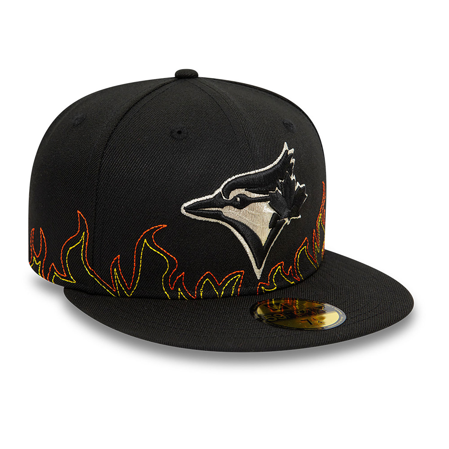 Toronto Blue Jays MLB Fire Black 59FIFTY Fitted Cap