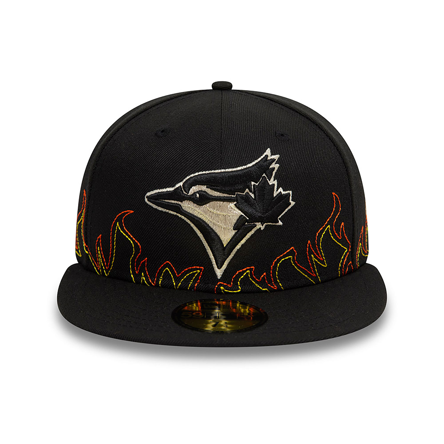 Toronto Blue Jays MLB Fire Black 59FIFTY Fitted Cap