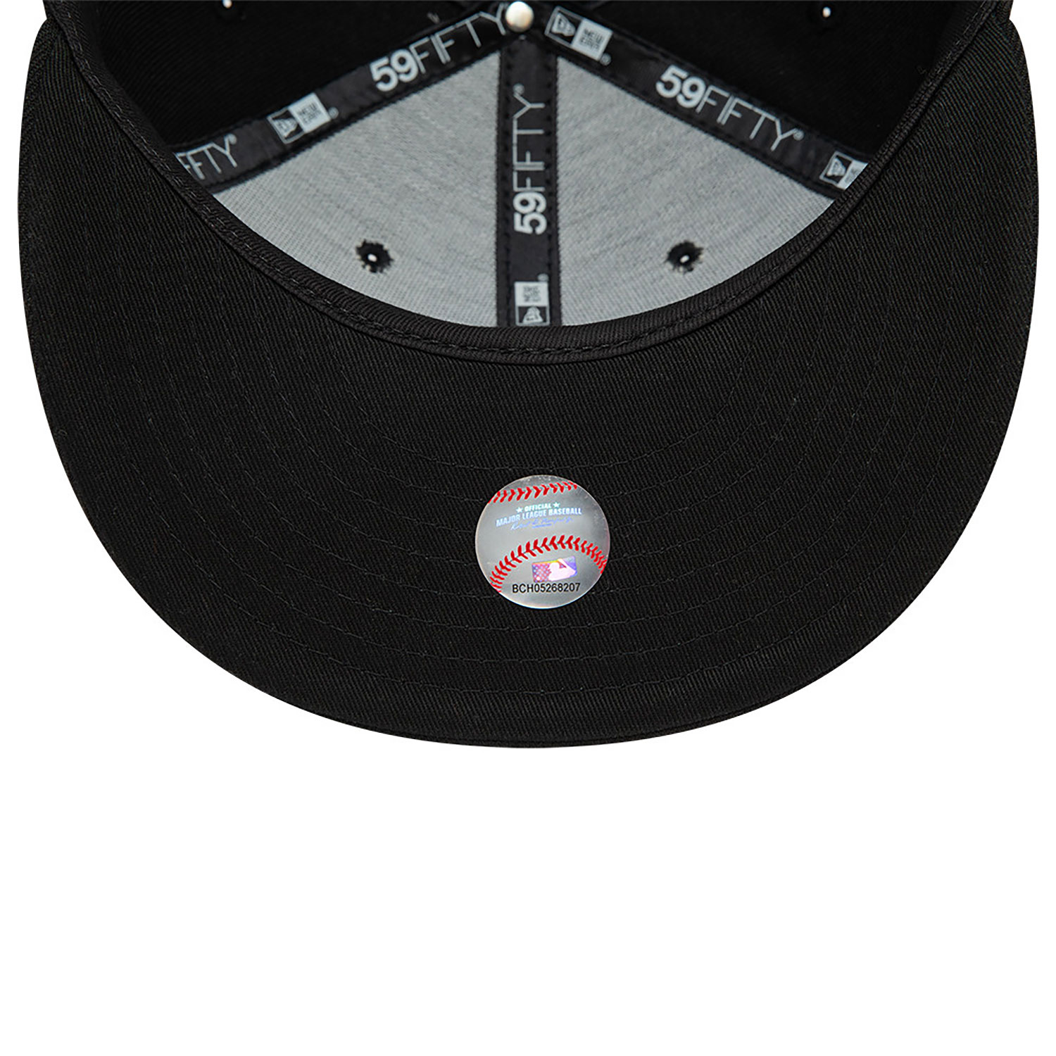 Atlanta Braves MLB Fire Black 59FIFTY Fitted Cap