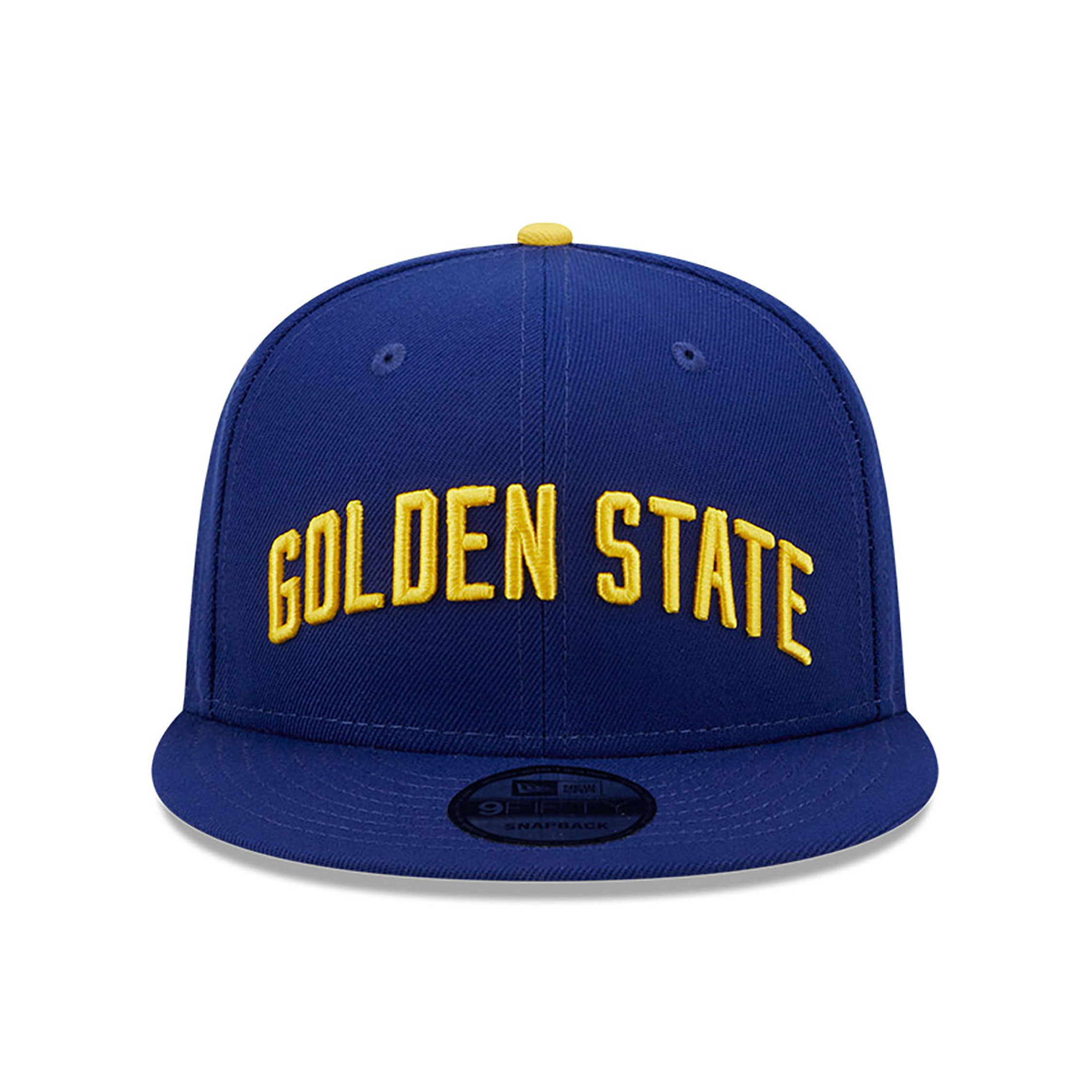 Golden State Warriors NBA Statement Dark Blue 9FIFTY Snapback Cap