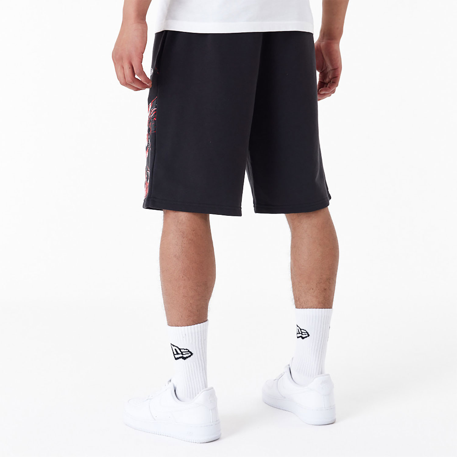 Chicago Bulls NBA Infill Graphic Black Shorts