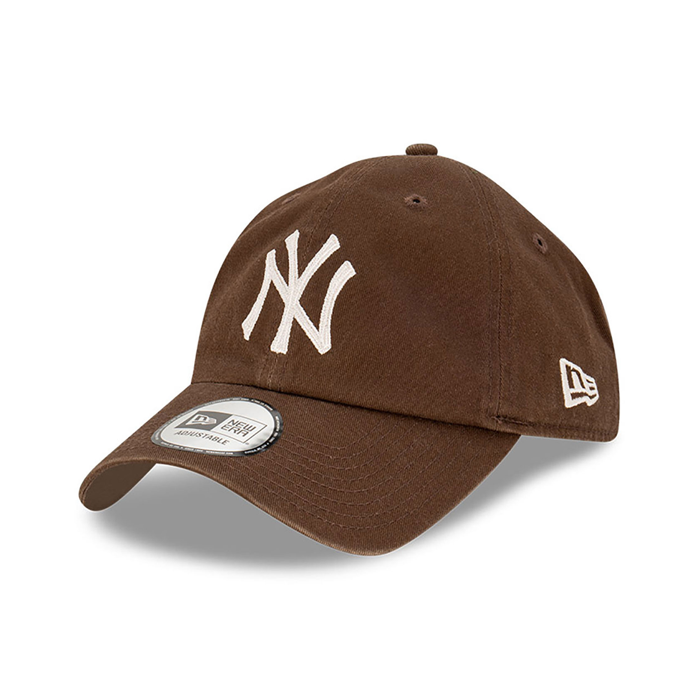New York Yankees Walnut Chainstitch Dark Brown Casual Classic Adjustable Cap