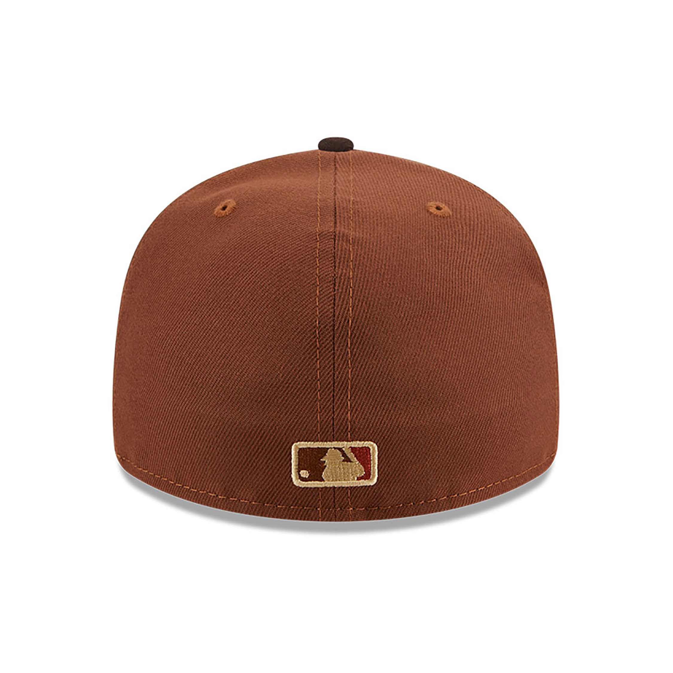 Boston Red Sox Velvet Fill Dark Brown Low Profile 59FIFTY Fitted Cap
