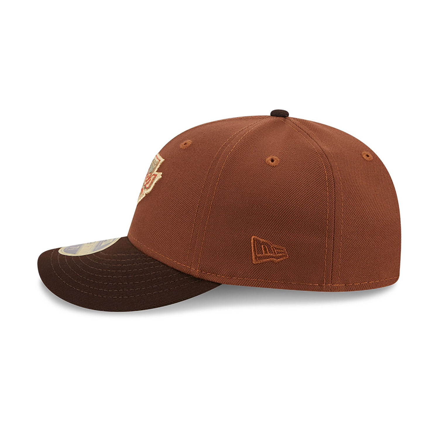 San Diego Padres Velvet Fill Dark Brown Low Profile 59FIFTY Fitted Cap