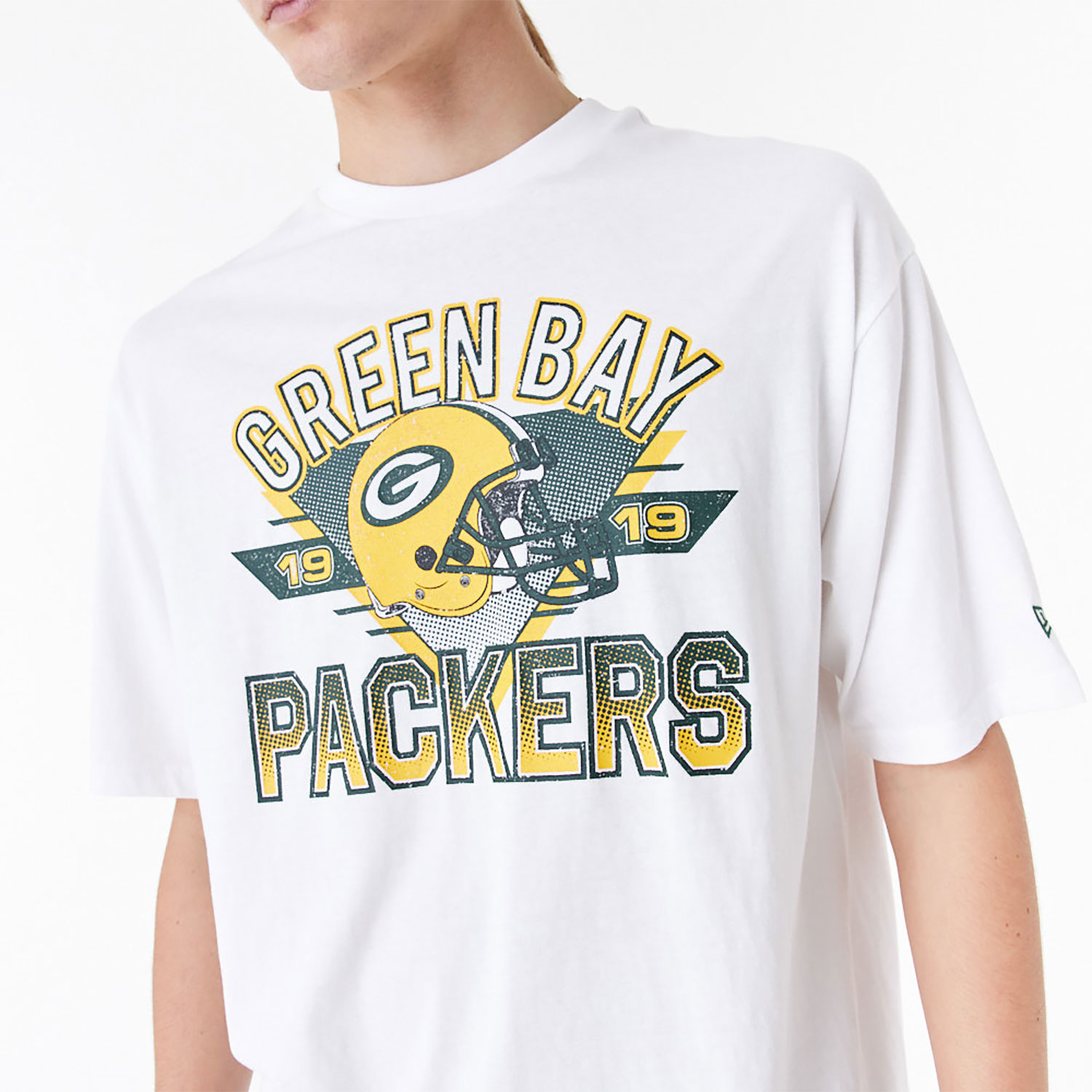 Green Bay Packers NFL White Oversized T-Shirt