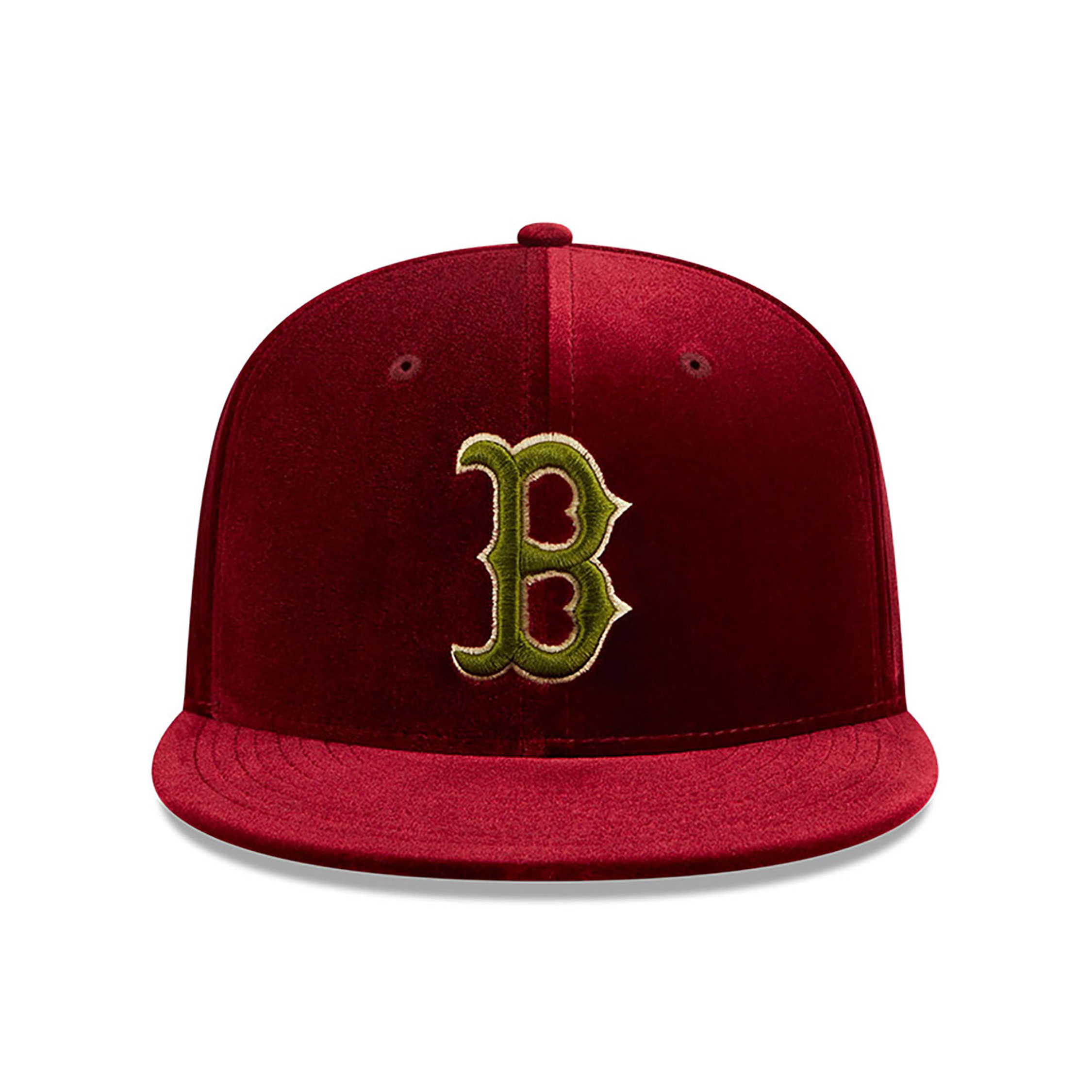 Boston Red Sox Vintage Velvet Dark Red 59FIFTY Fitted Cap