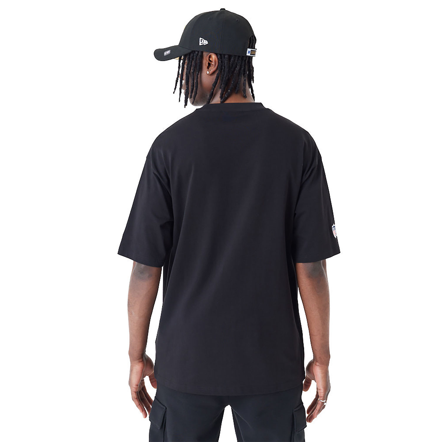 New Orleans Saints NFL Black Oversized T-Shirt
