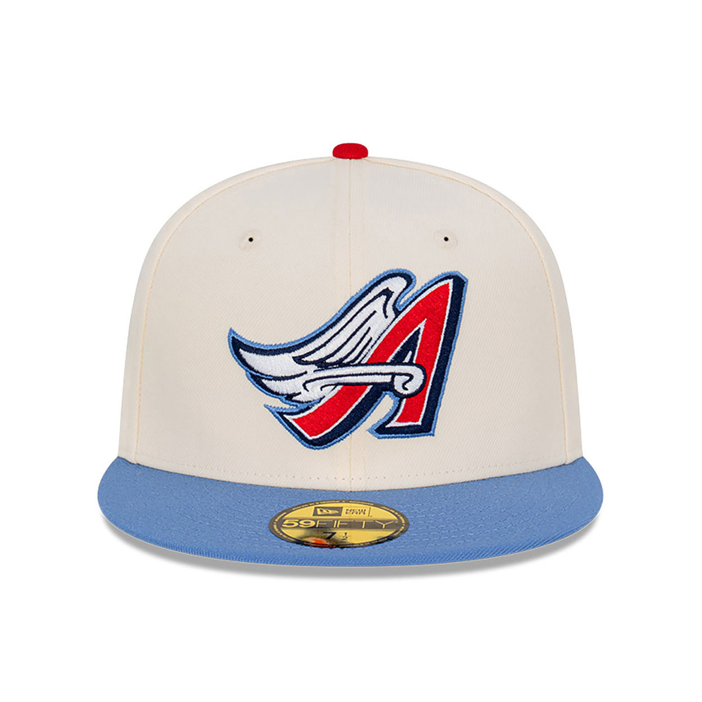 LA Angels Cooperstown Chrome White 59FIFTY Fitted Cap