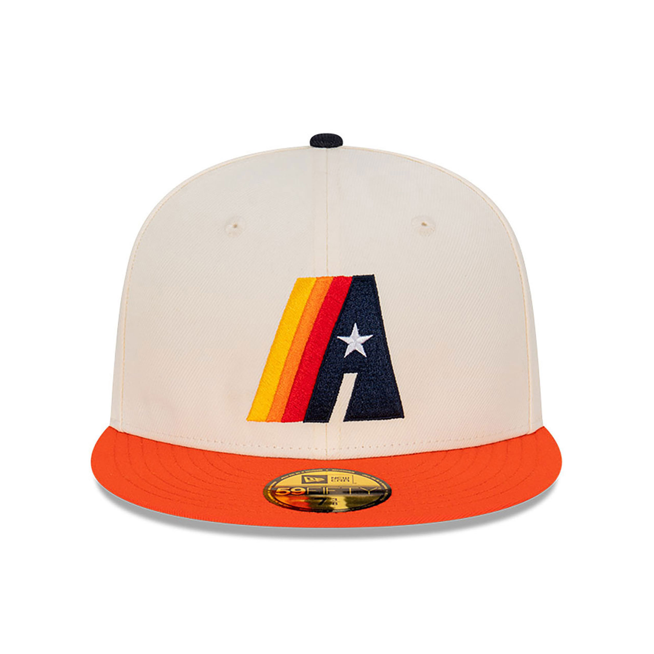 Houston Astros Cooperstown Chrome White 59FIFTY Fitted Cap
