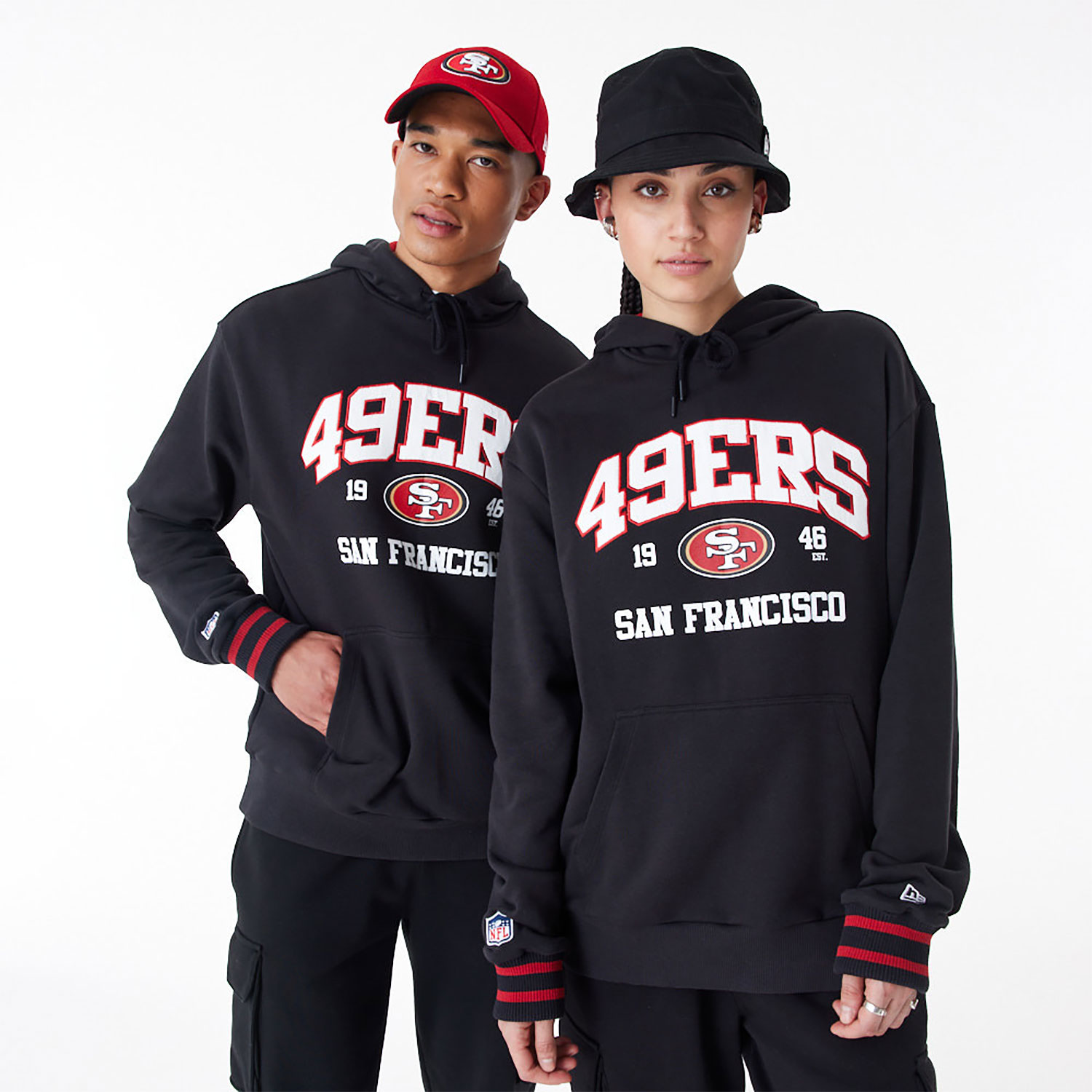 NFL San Francisco 49Ers Oversized Pullover Hoodie