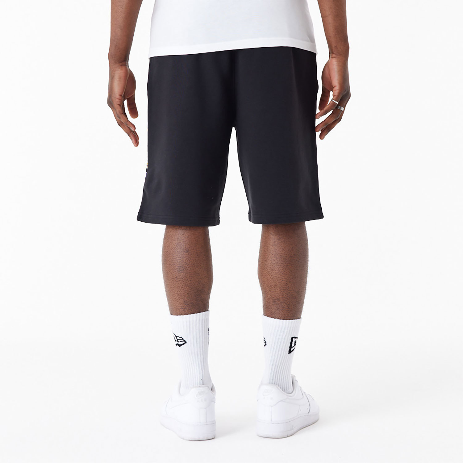LA Lakers NBA Infill Graphic Black Shorts
