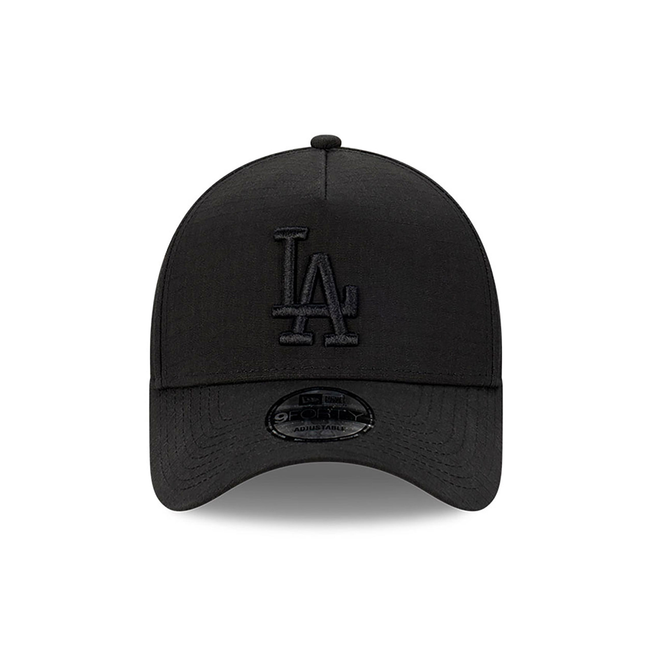 LA Dodgers Black Ripstop Black 9FORTY A-Frame Adjustable Cap