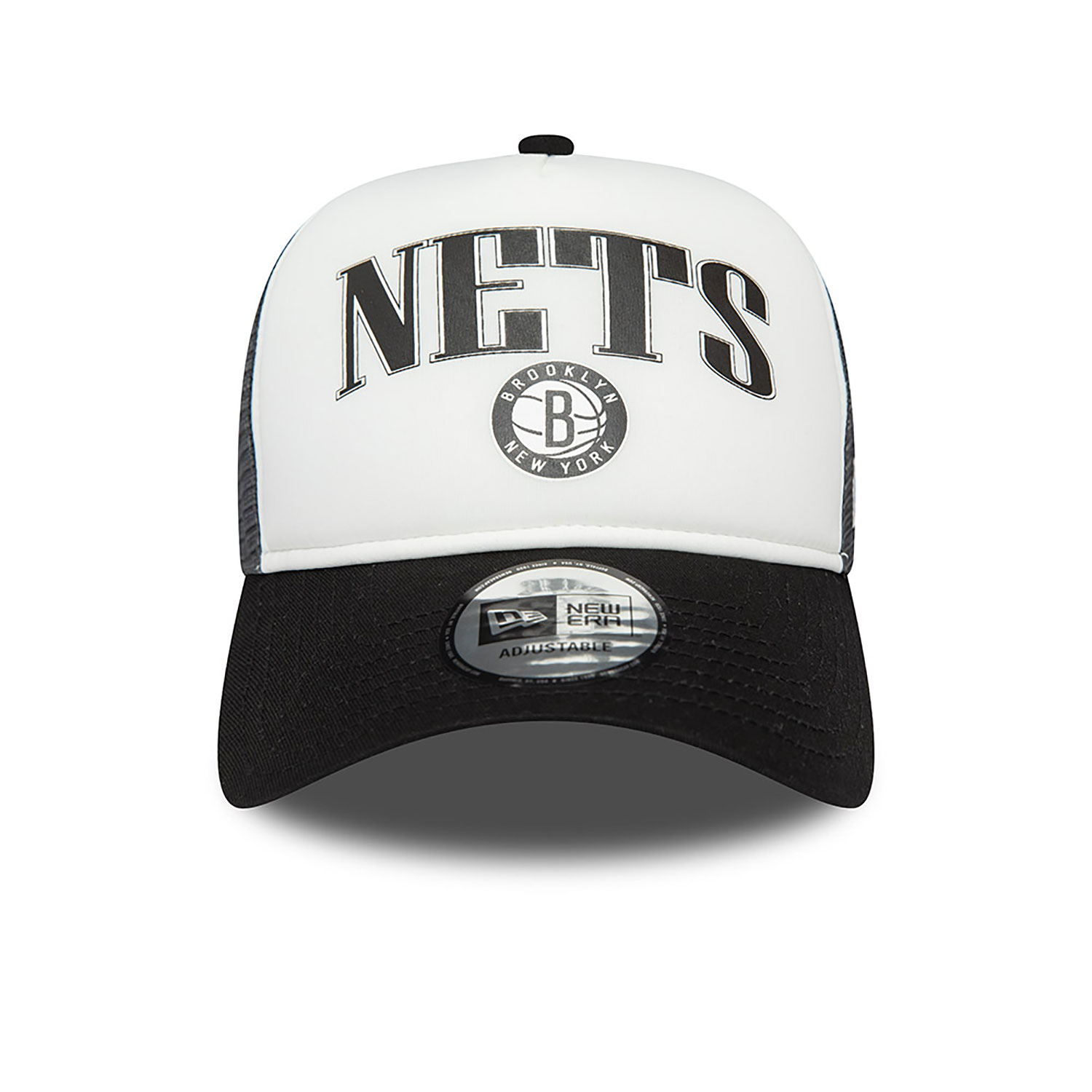 Brooklyn Nets NBA Retro Grey E-Frame Trucker Cap