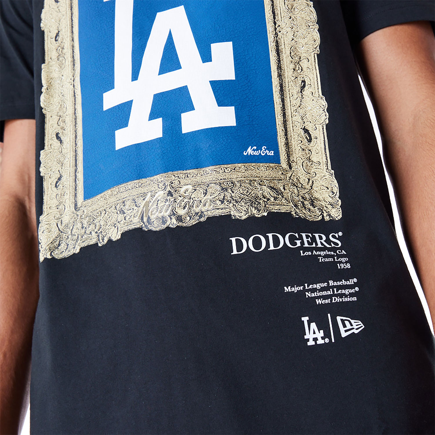 LA Dodgers Curated Customs Black T-Shirt