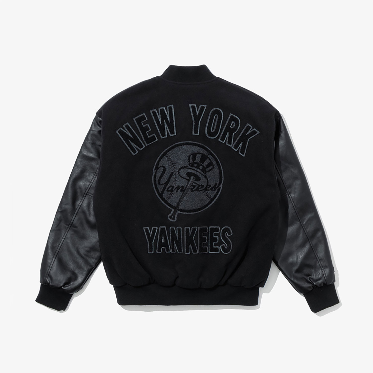 New York Yankees New Era Korea Black Varsity Jacket