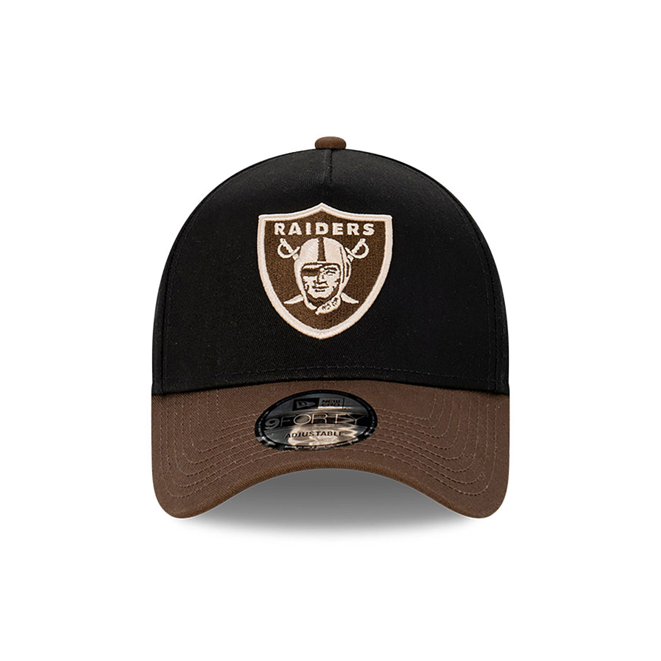 Las Vegas Raiders Grizzly Black 9FORTY A-Frame Adjustable Cap