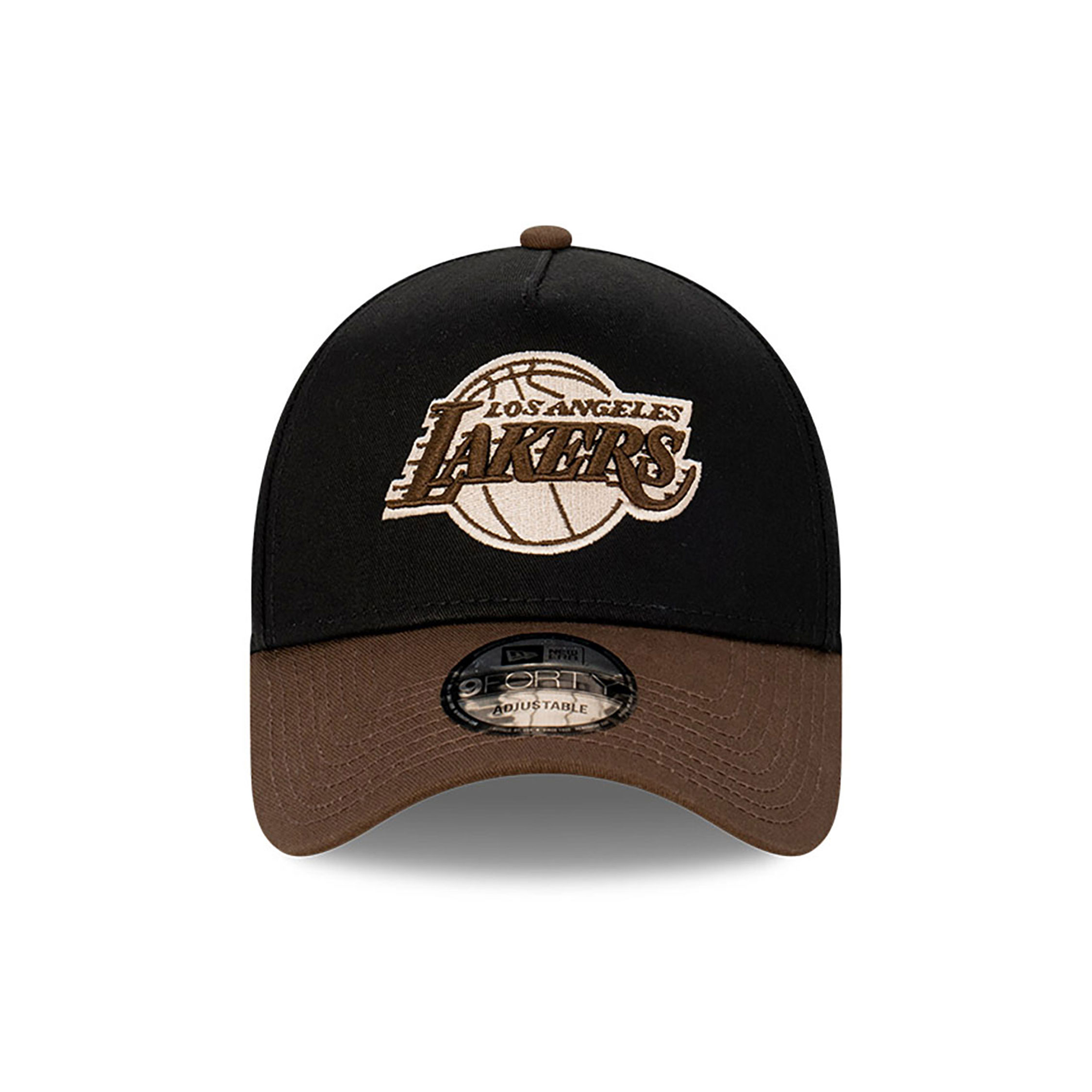 LA Lakers Grizzly Black 9FORTY A-Frame Adjustable Cap