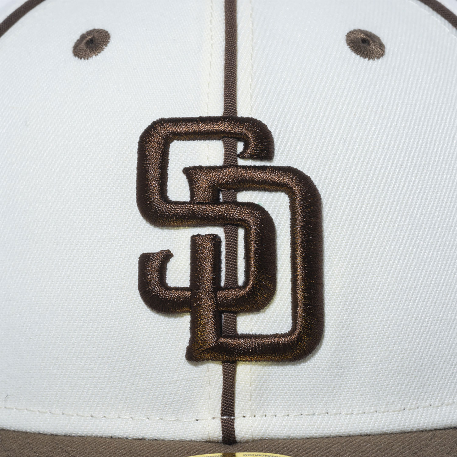 San Diego Padres Japan MLB Piping White Low Profile 59FIFTY Fitted Cap