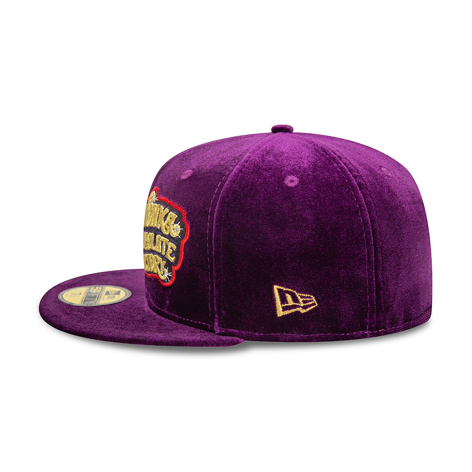 Willy Wonka And The Chocolate Factory Velvet Purple 59FIFTY Fitted Cap