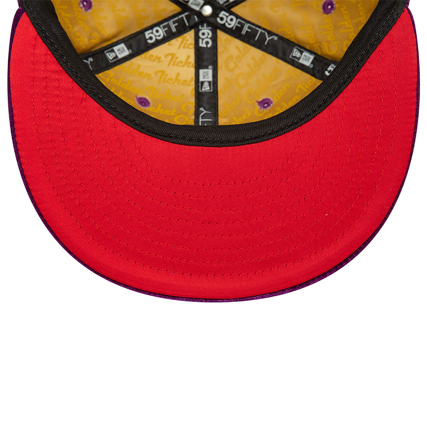 Willy Wonka And The Chocolate Factory Velvet Purple 59FIFTY Fitted Cap