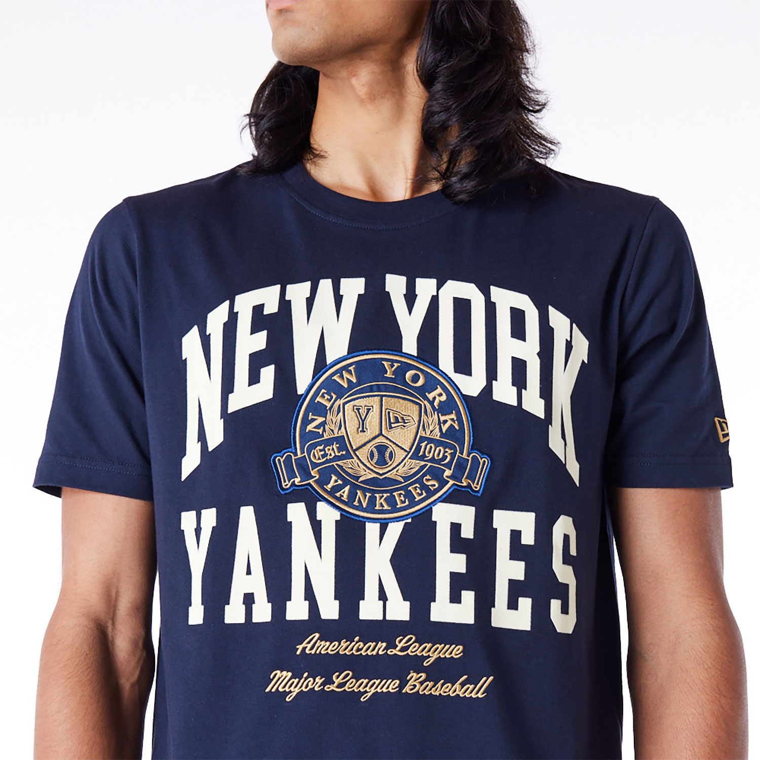 New York Yankees Letterman Classic Navy T-Shirt