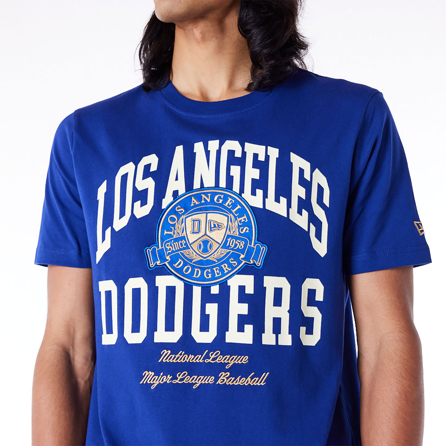 LA Dodgers Letterman Classic Dark Blue T-Shirt