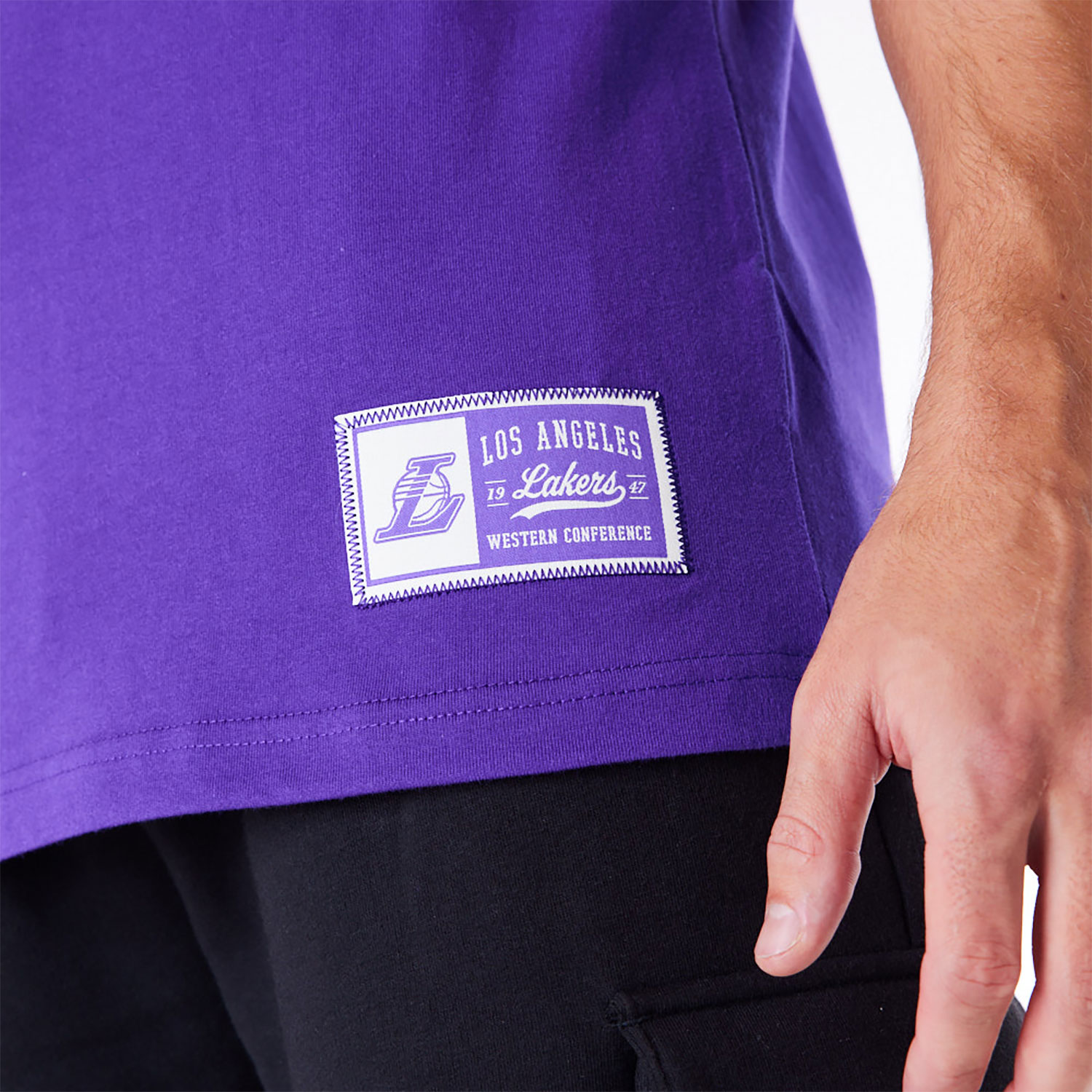 LA Lakers Letterman Classic Purple T-Shirt