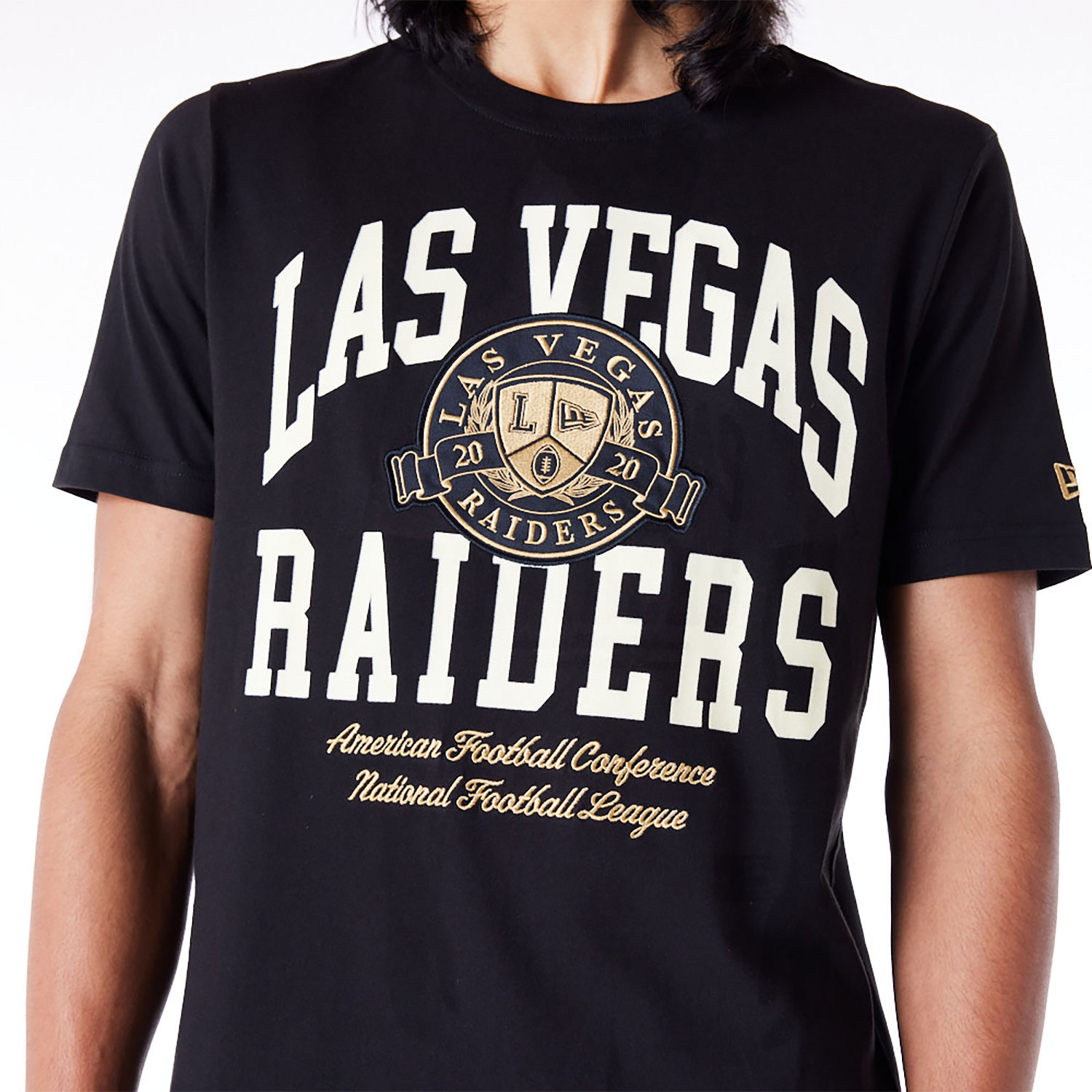 Las Vegas Raiders Letterman Classic Black T-Shirt