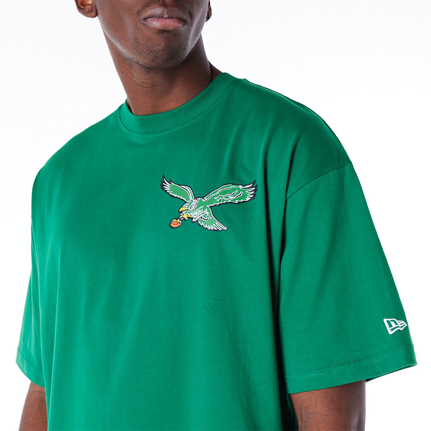 Philadelphia Eagles Oversized Logo Essential Green T-Shirt