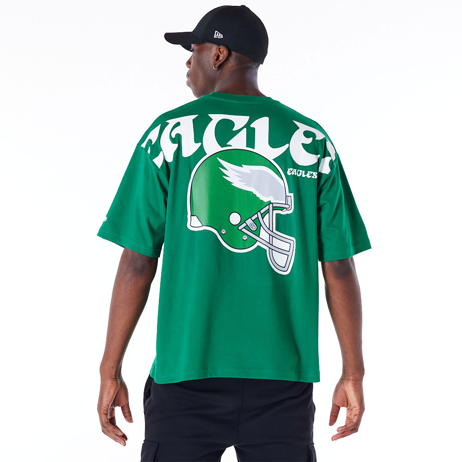 Philadelphia Eagles Oversized Logo Essential Green T-Shirt