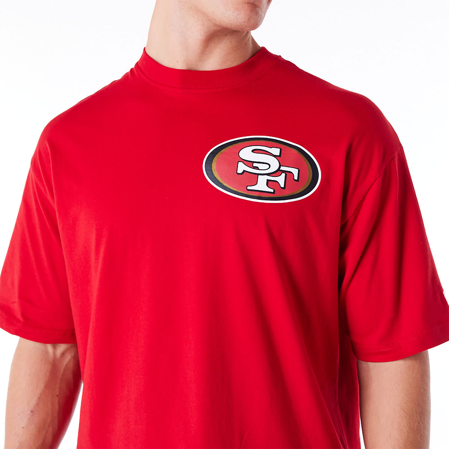 San Francisco 49Ers Oversized Logo Essential Red T-Shirt