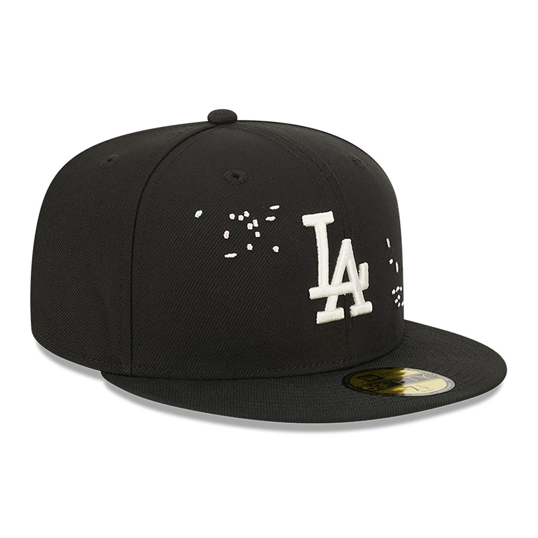 LA Dodgers Cherry Blossom Black 59FIFTY Fitted Cap