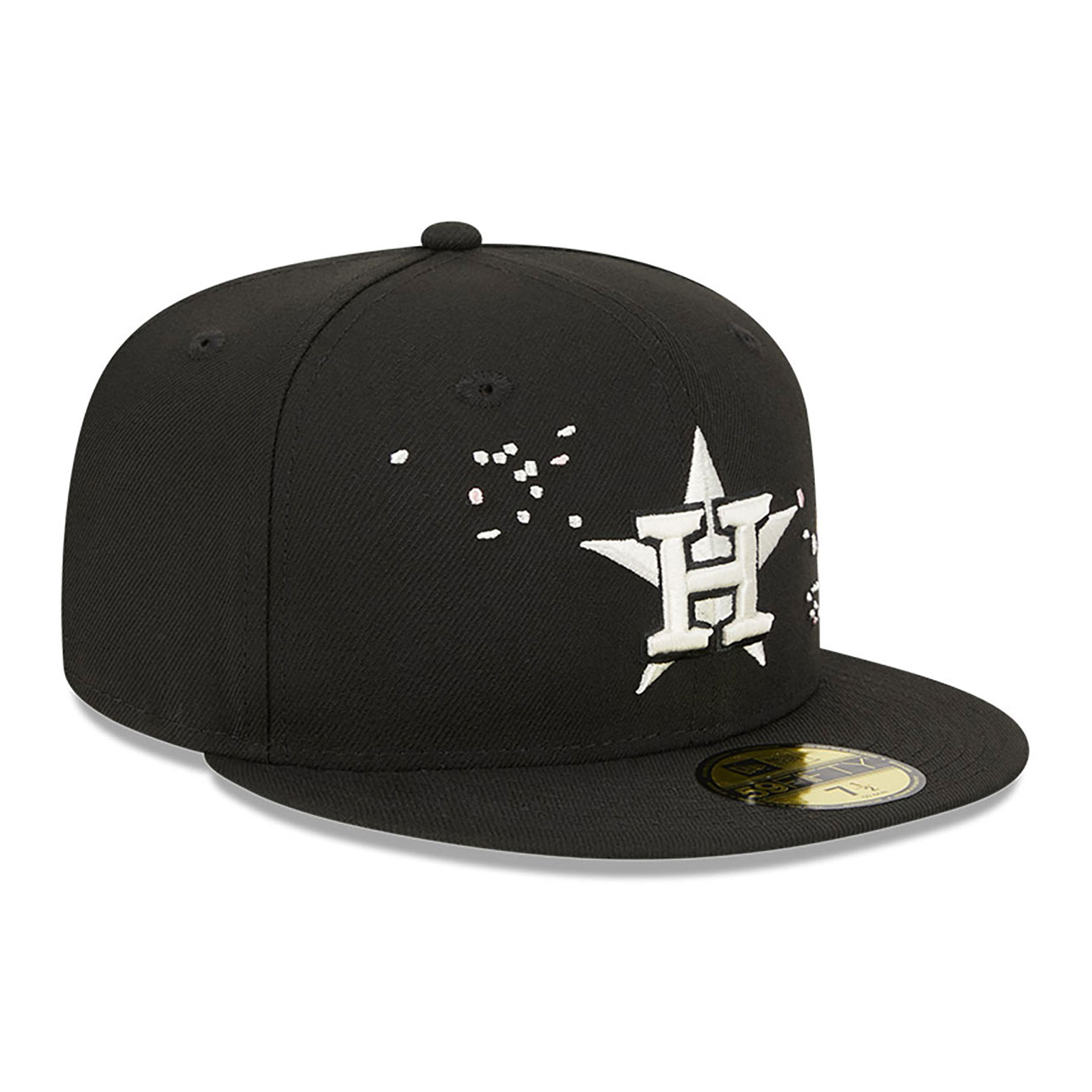 Houston Astros Cherry Blossom Black 59FIFTY Fitted Cap