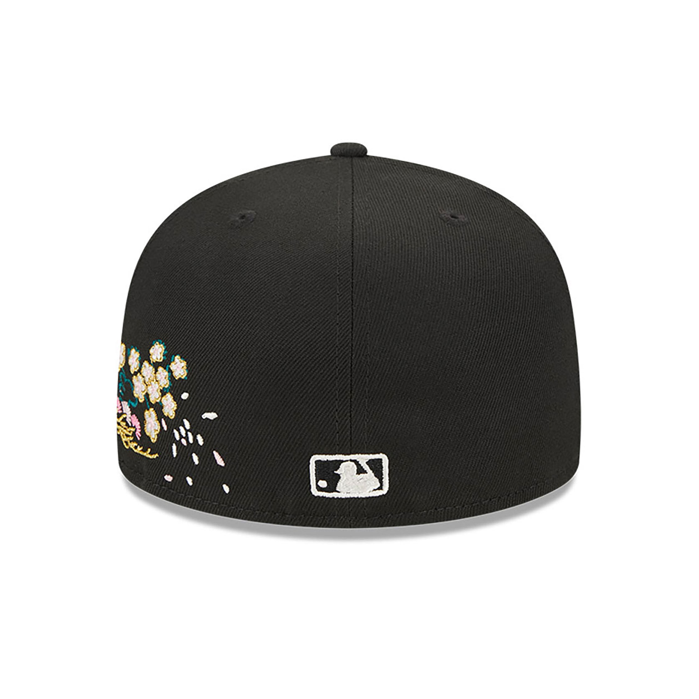 Boston Red Sox Cherry Blossom Black 59FIFTY Fitted Cap