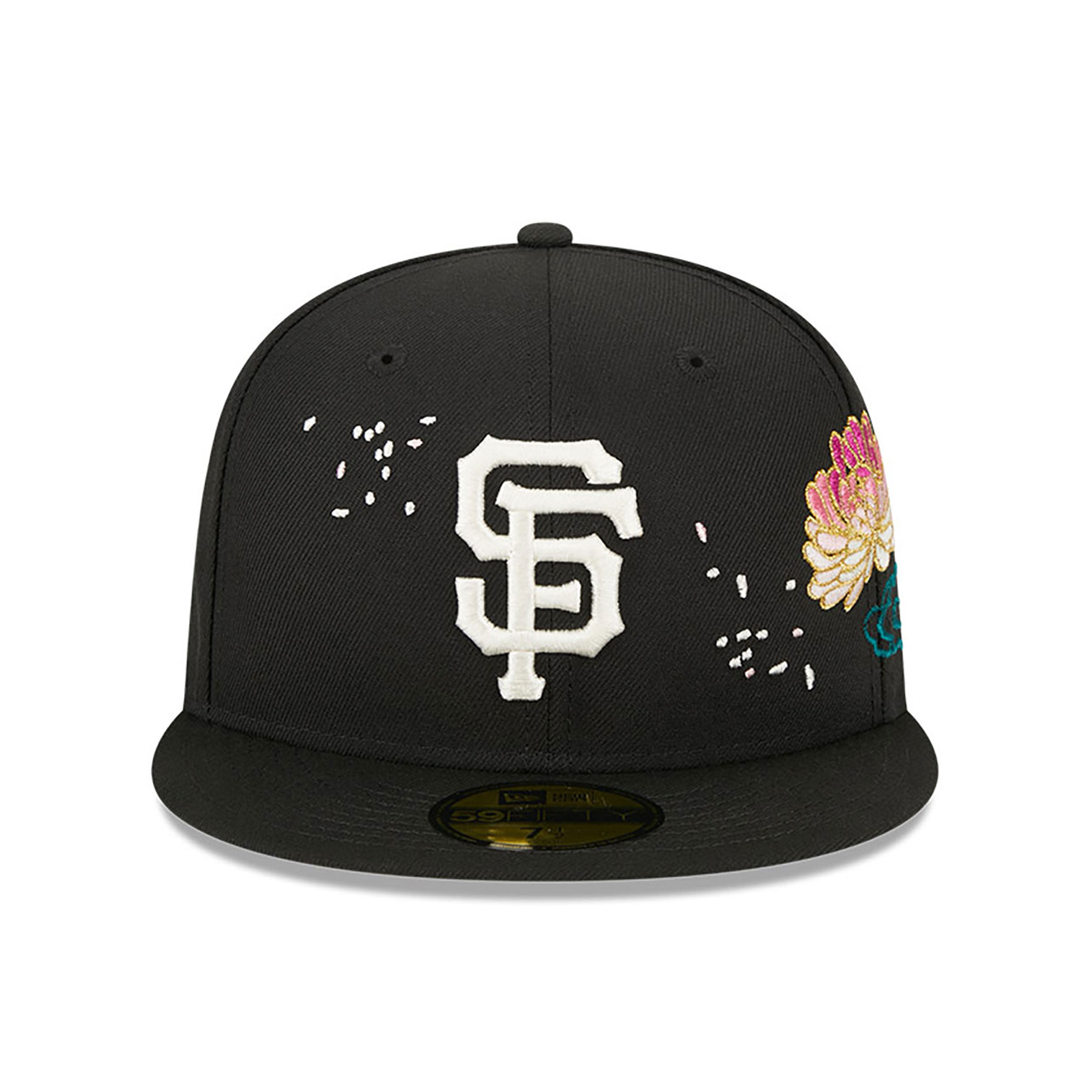 San Francisco Giants Cherry Blossom Black 59FIFTY Fitted Cap