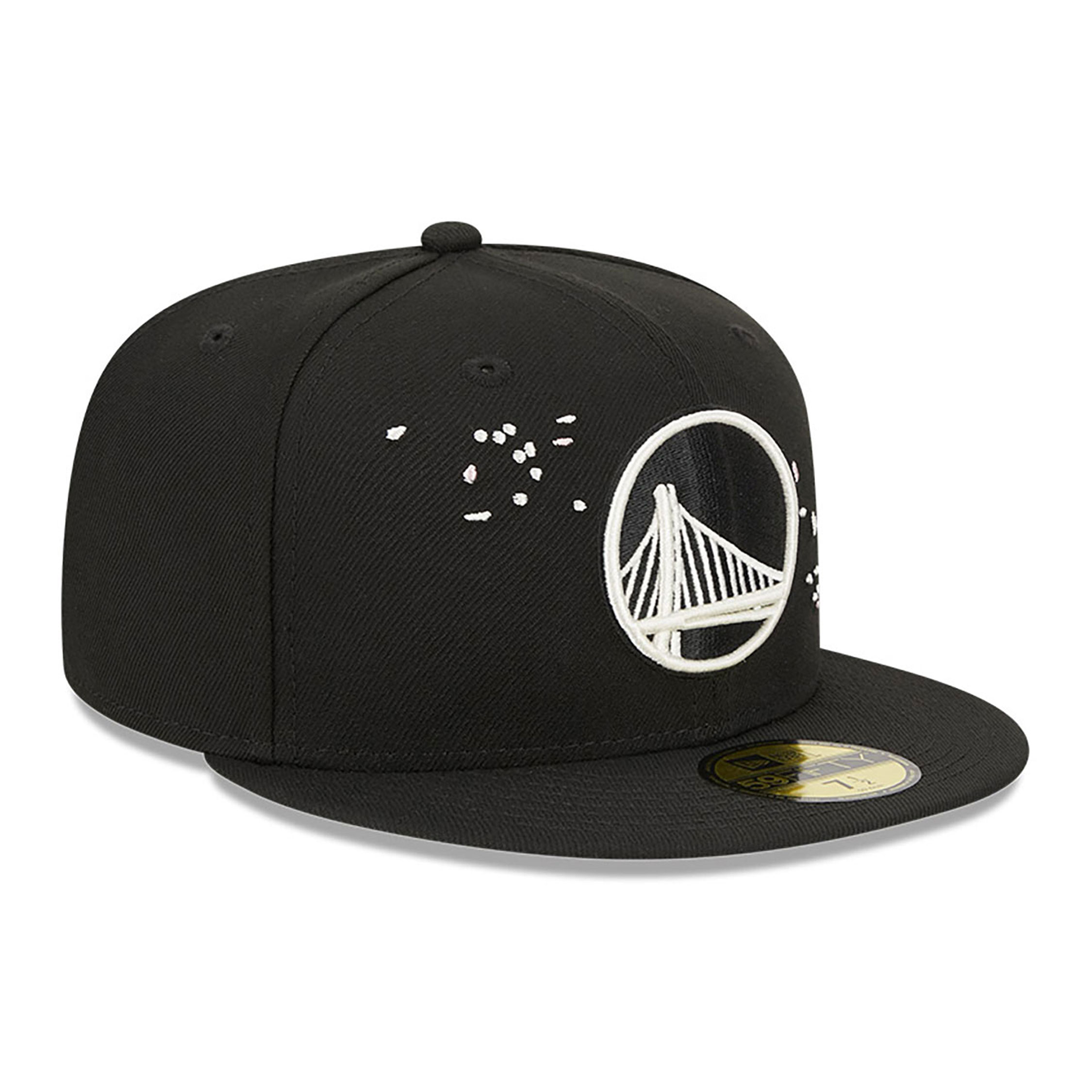 Golden State Warriors Cherry Blossom Black 59FIFTY Fitted Cap