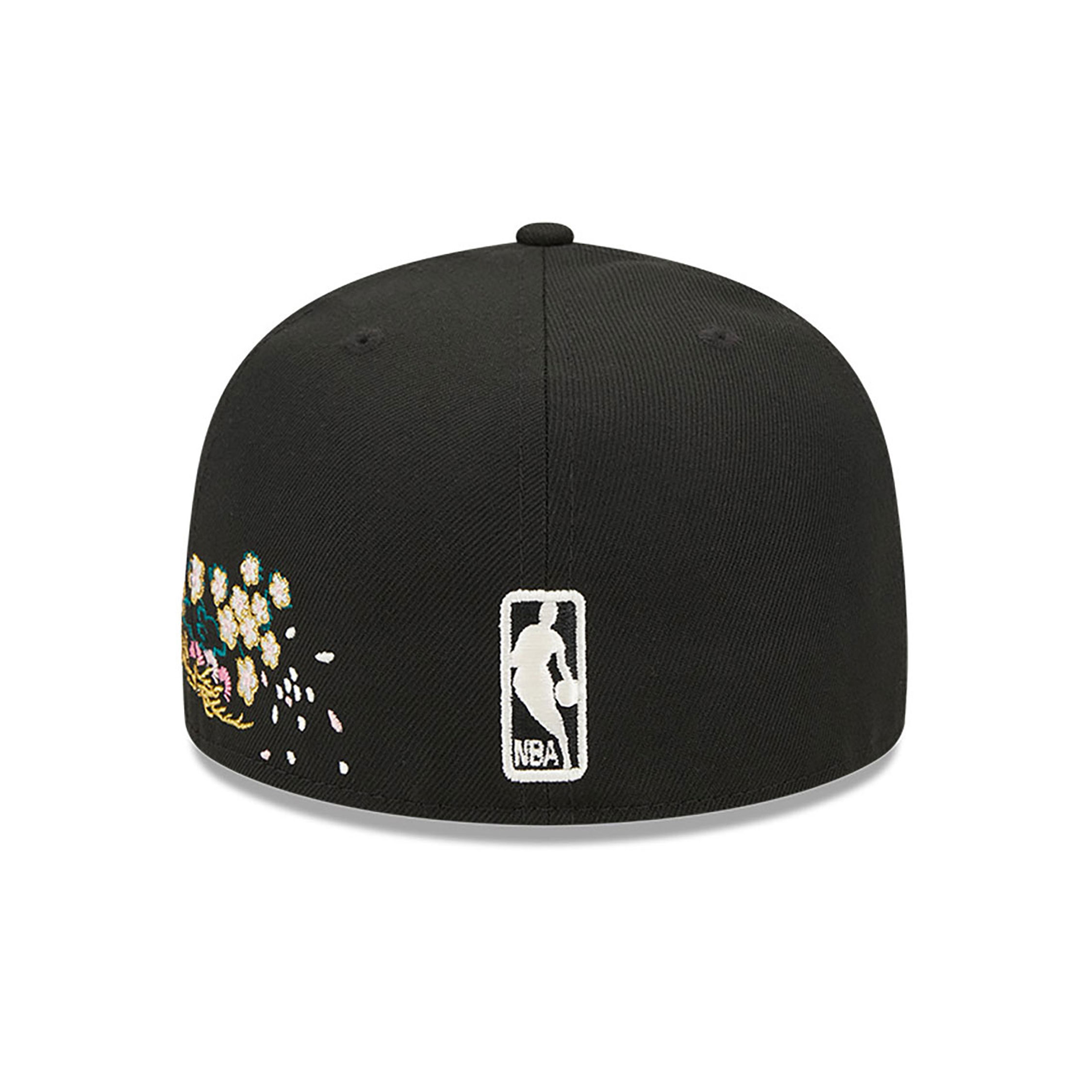 Chicago Bulls Cherry Blossom Black 59FIFTY Fitted Cap