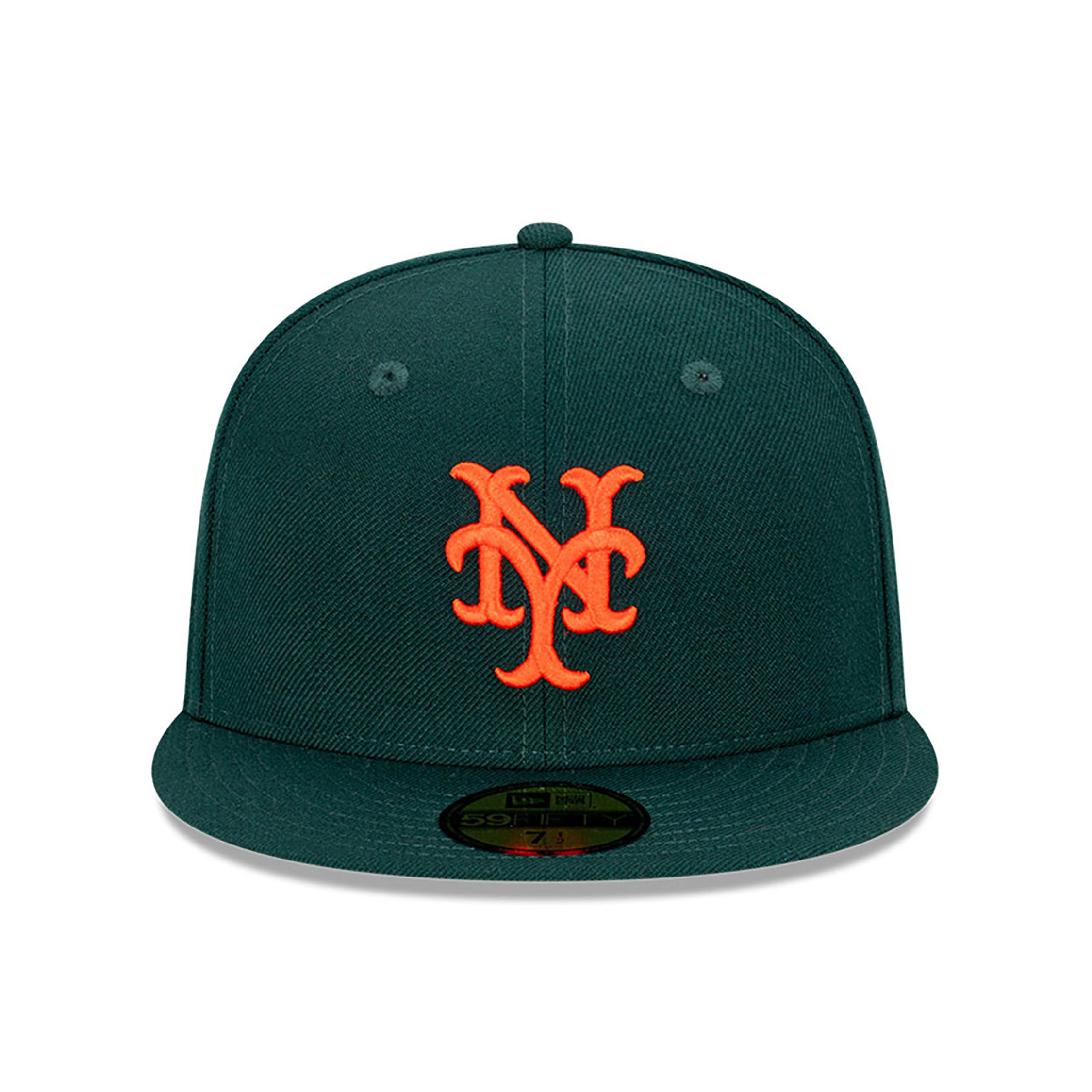New York Mets Regal Greens Dark Green 59FIFTY Fitted Cap