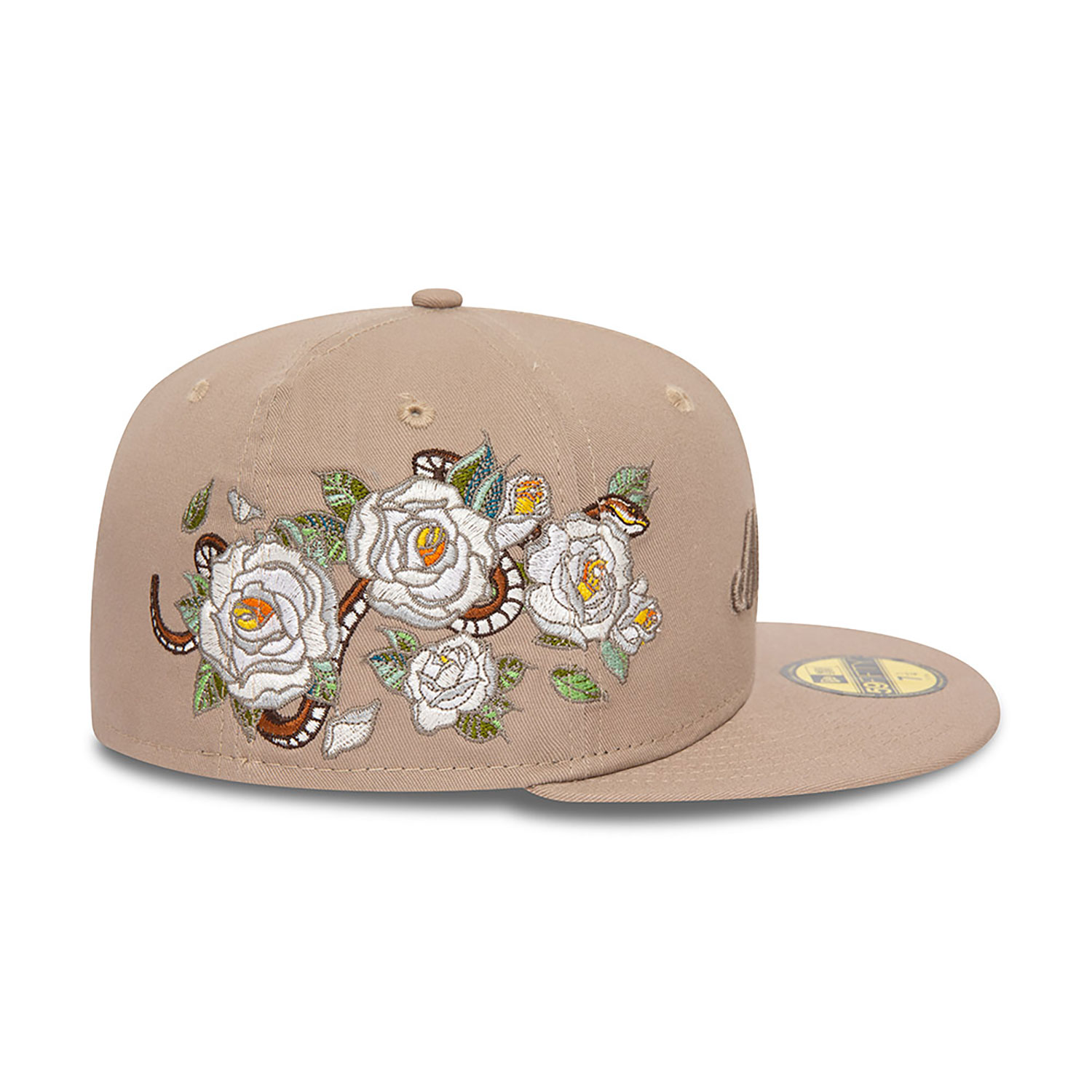 New Era Flower Icon Brown 59FIFTY Fitted Cap