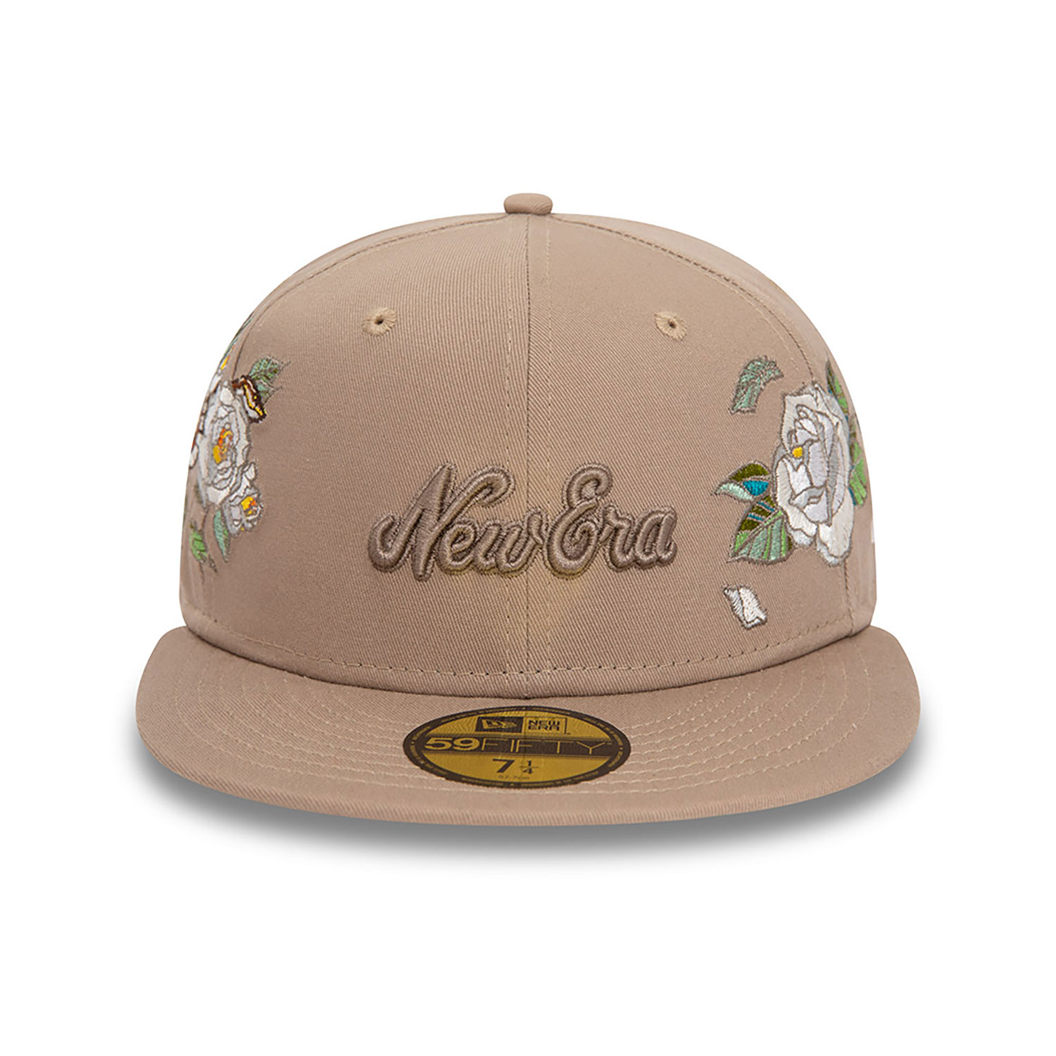 New Era Flower Icon Brown 59FIFTY Fitted Cap